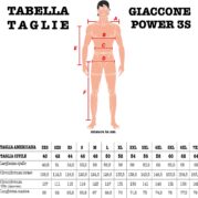 taglie giaccone power3s