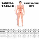taglie pantalone evo