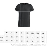 taglie t-shirt clique