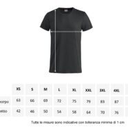 taglie t-shirt clique